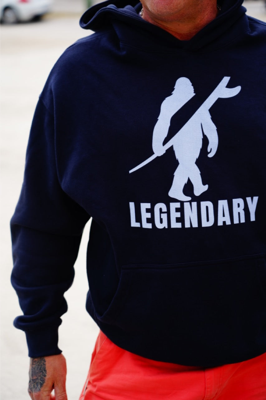 LEGENDARY Bigfoot Surf Hoodie – “It Lives Within” Premium Pullover