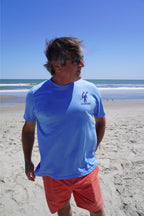 Legendary Bigfoot Blue Surf Tee – Premium Coastal T-Shirt