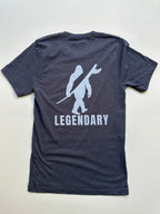 Legendary Bigfoot Navy Surf Tee – Premium Coastal T-Shirt