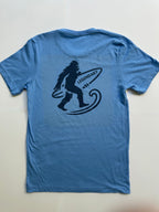 Legendary Bigfoot Blue Surf Tee – Premium Coastal T-Shirt