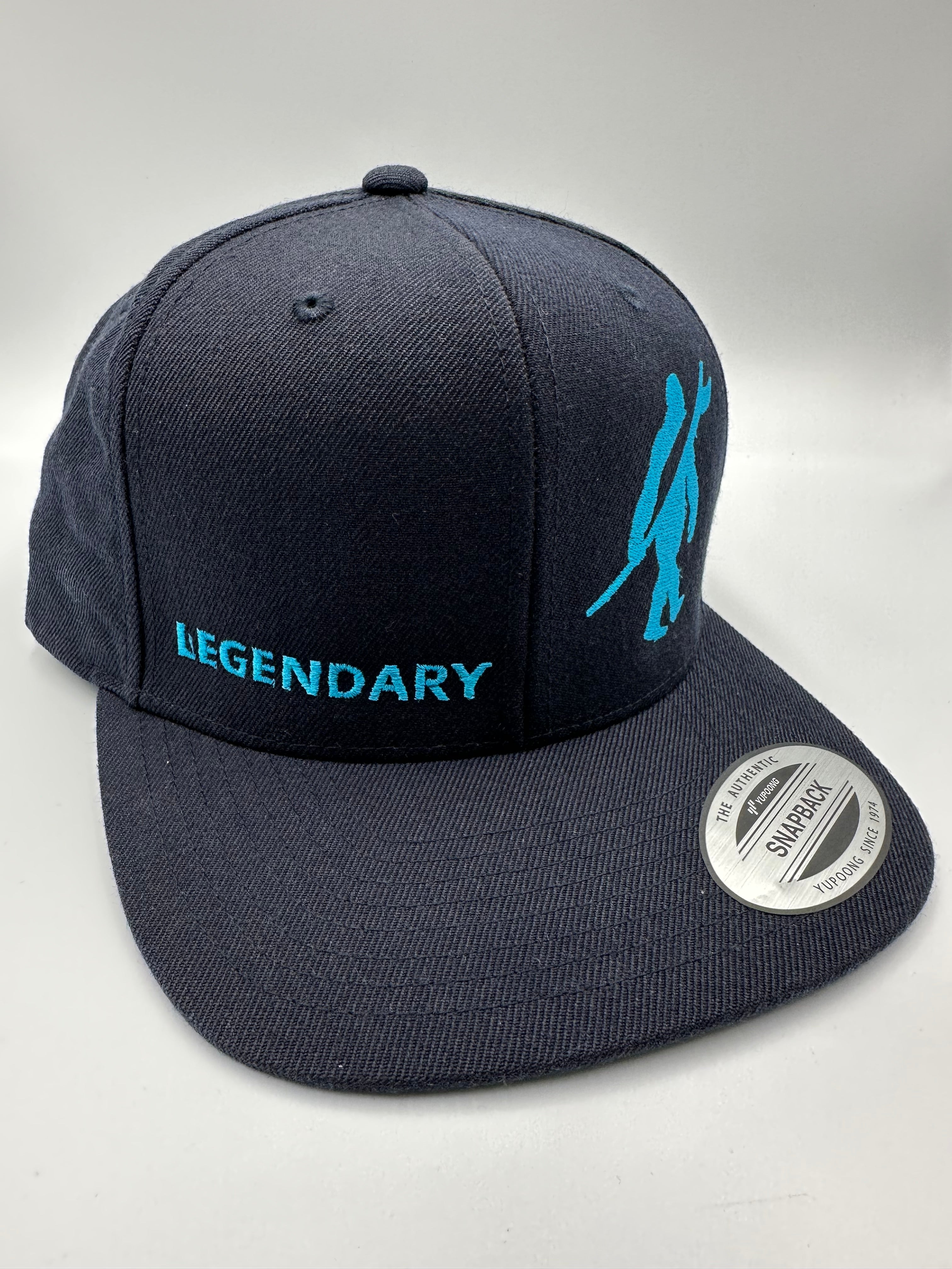 LEGENDARY Snapback Hat – Structured Flat Brim | Premium Embroidered Logo