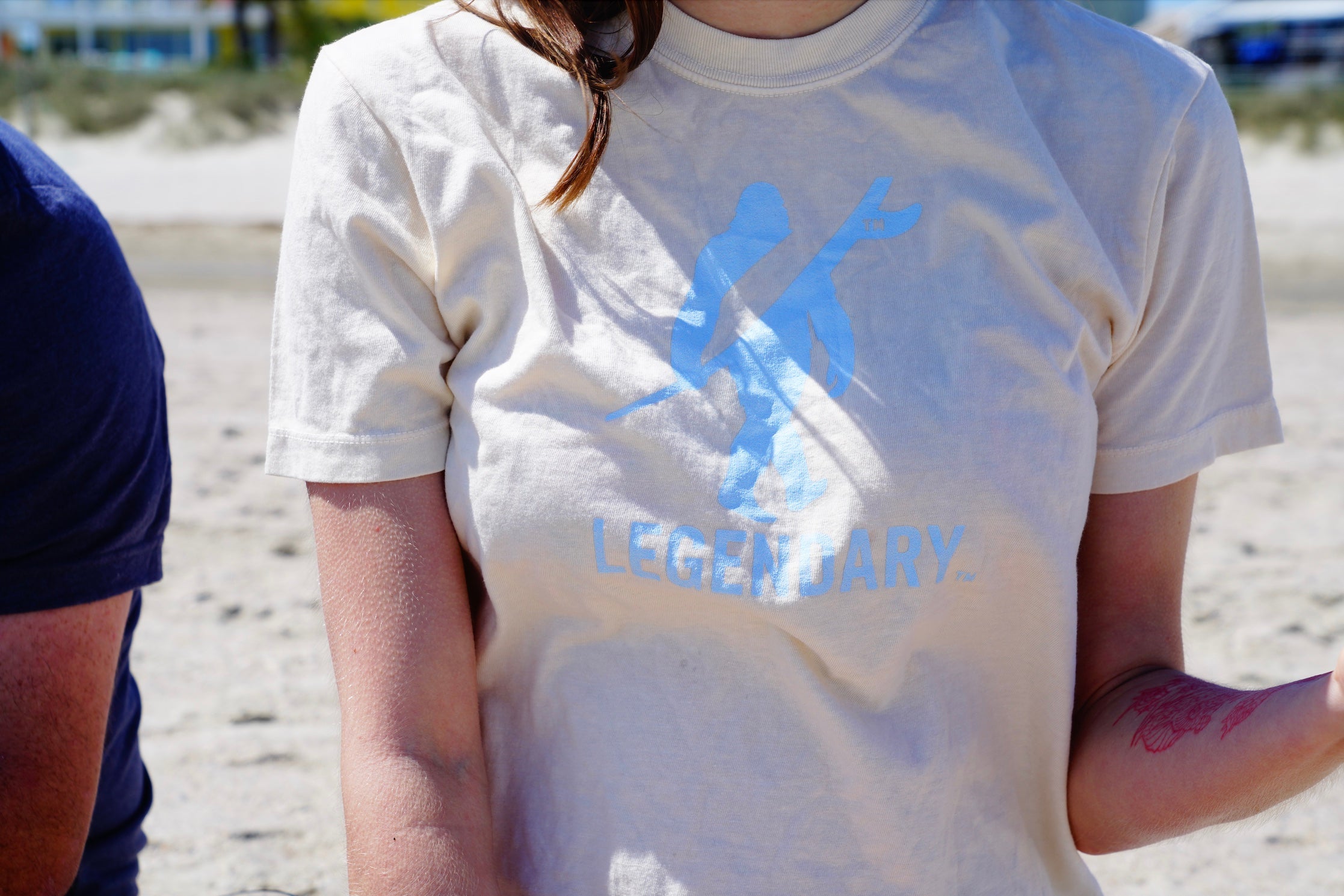 LEGENDARY Women’s Heavyweight Boxy Tee – Sand