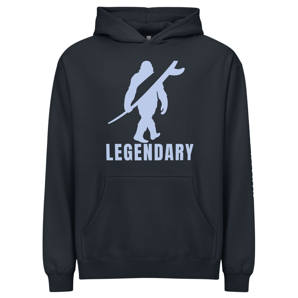 LEGENDARY Bigfoot Surf Hoodie – “It Lives Within” Premium Pullover