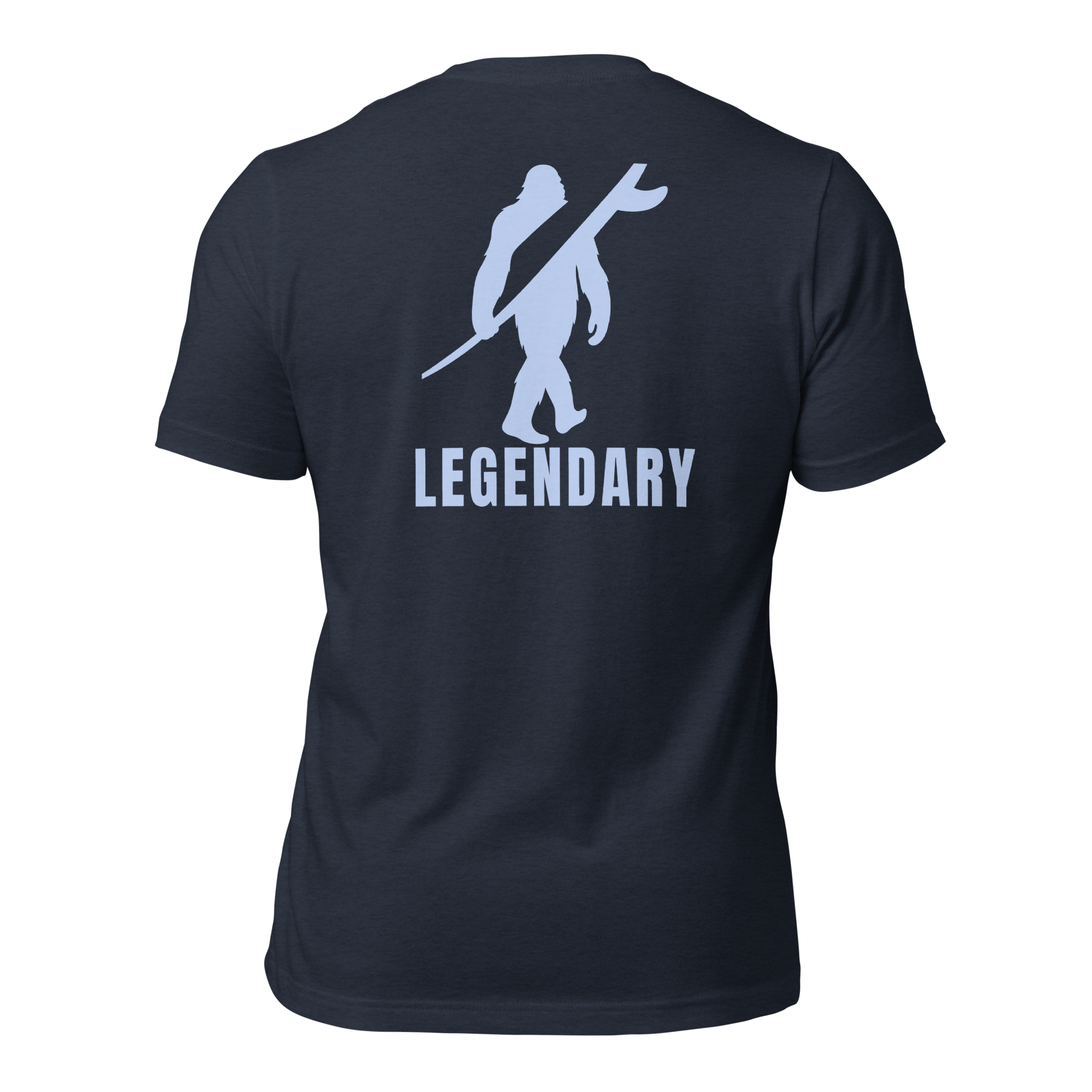 Legendary Bigfoot Navy Surf Tee – Premium Coastal T-Shirt