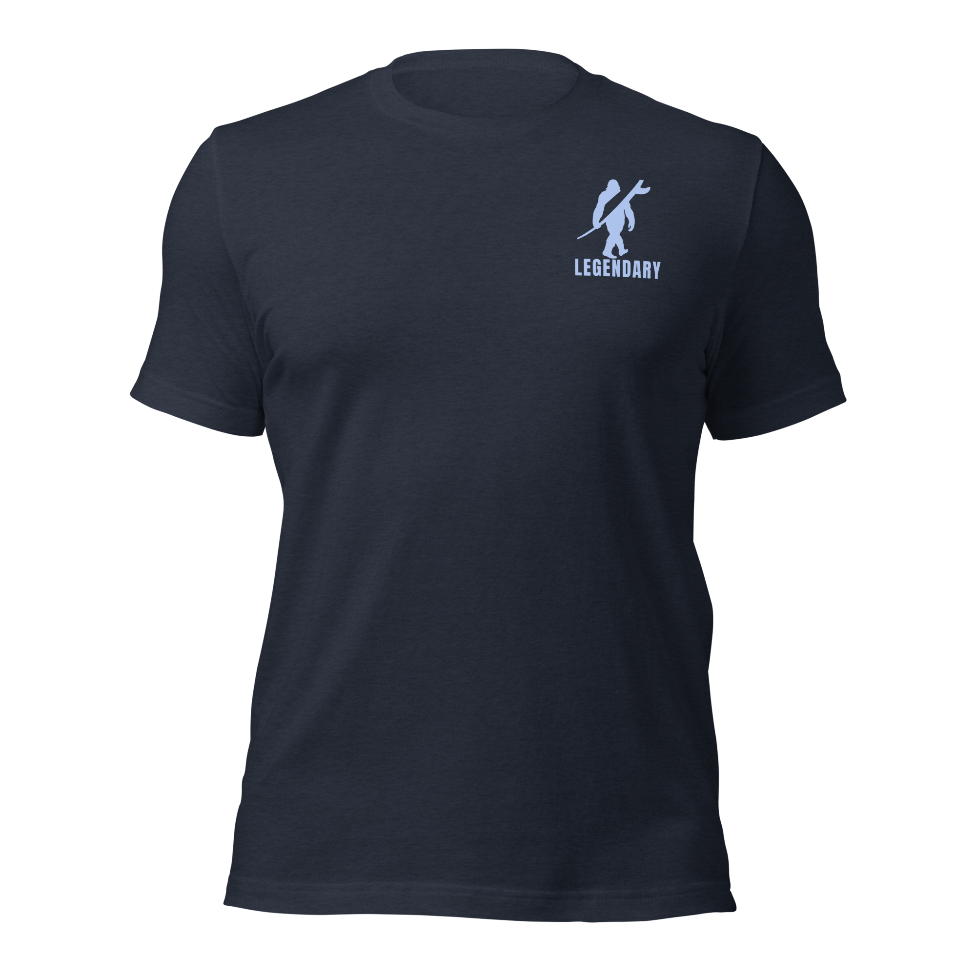 Legendary Bigfoot Navy Surf Tee – Premium Coastal T-Shirt