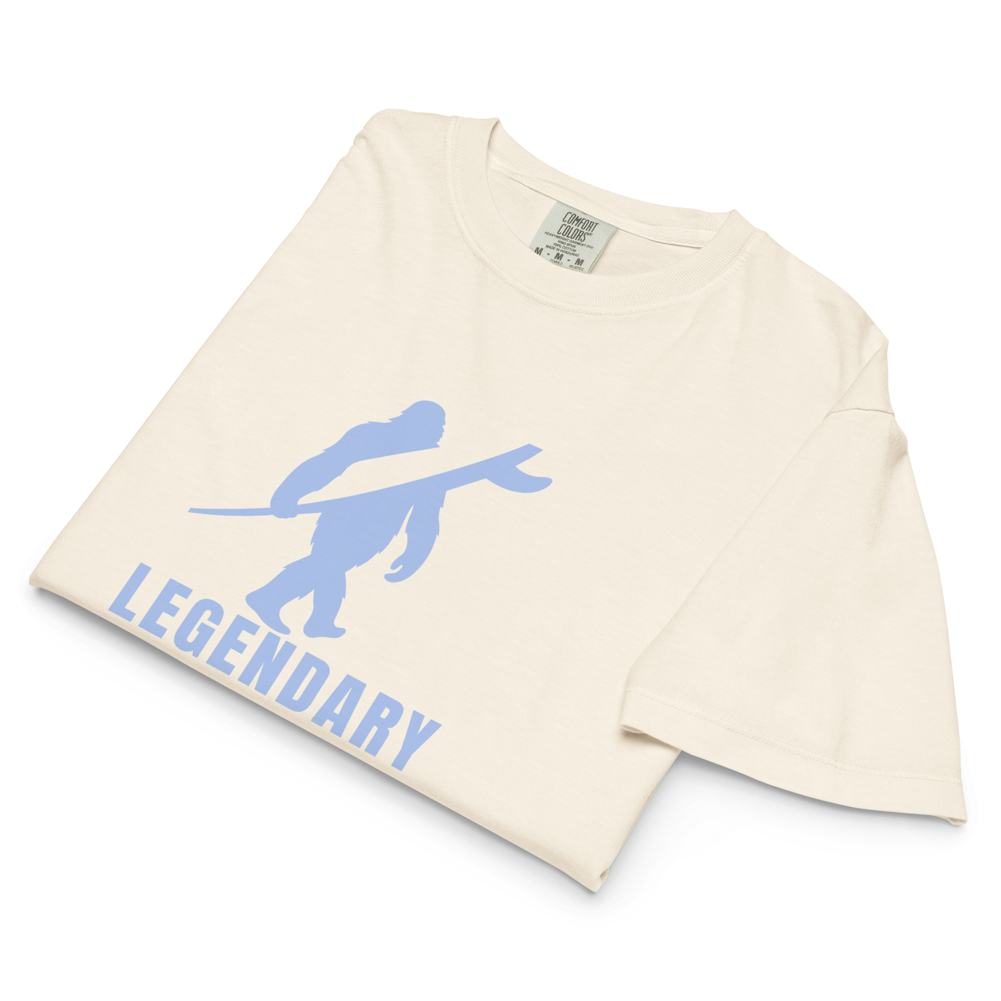 LEGENDARY Women’s Heavyweight Boxy Tee – Sand
