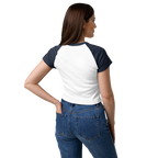 LEGENDARY Women’s Raglan Surf Tee – Fitted Coastal Graphic Shirt