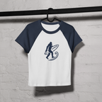 LEGENDARY Women’s Raglan Surf Tee – Fitted Coastal Graphic Shirt