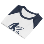 LEGENDARY Women’s Raglan Surf Tee – Fitted Coastal Graphic Shirt